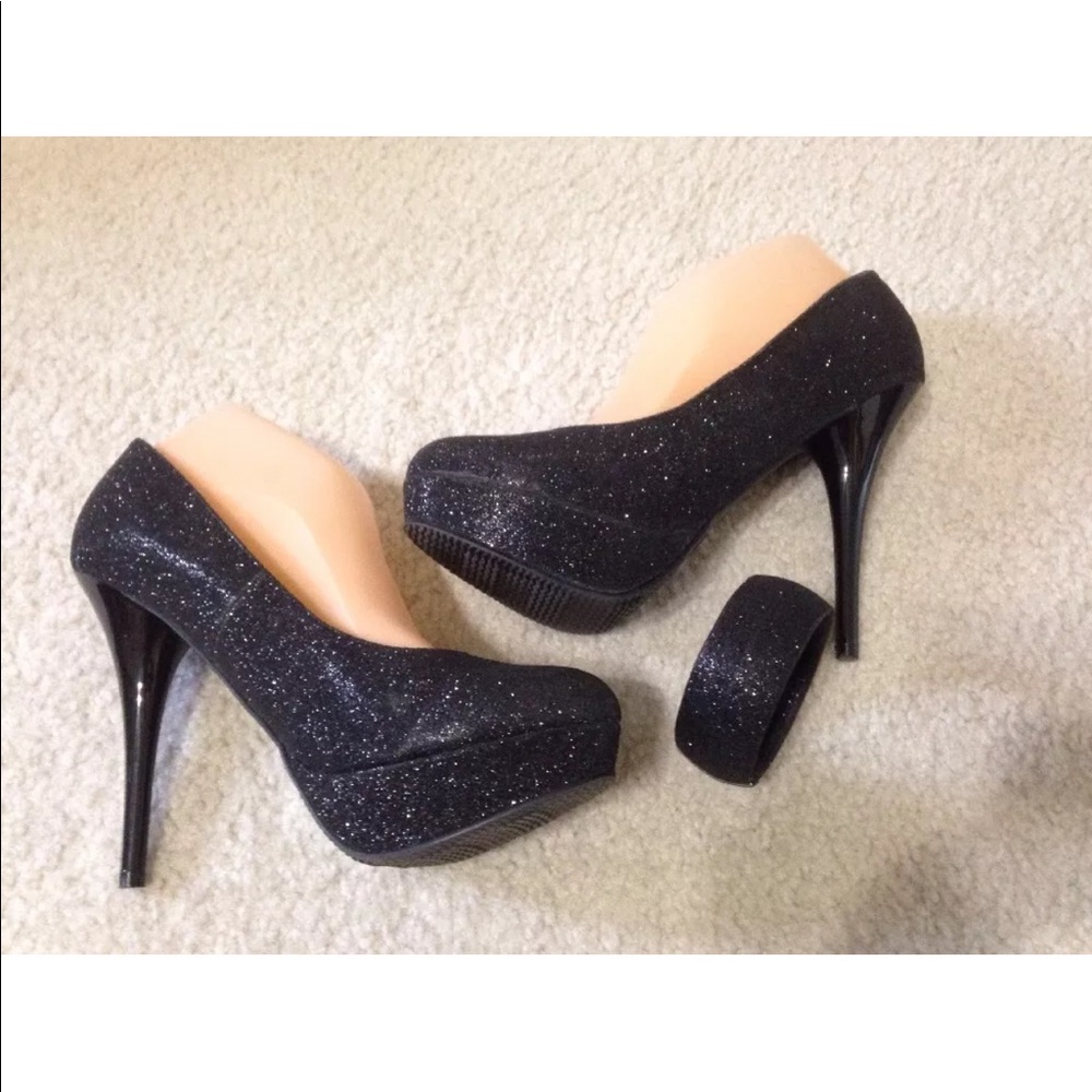 Shimmer Platform Stilettos